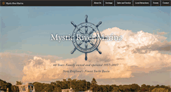 Desktop Screenshot of mysticrivermarina.com