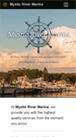 Mobile Screenshot of mysticrivermarina.com